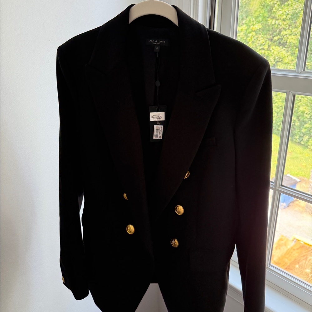Rag & Bone Classic Black Blazer